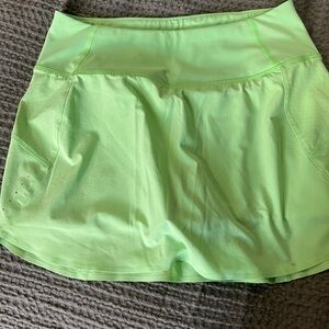 Athleta Light Green Skort